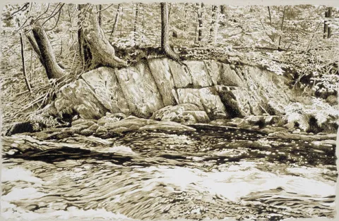 La rivière, panneau 4 de 6