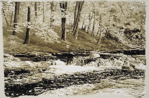 La rivière, panneau 5 de 6